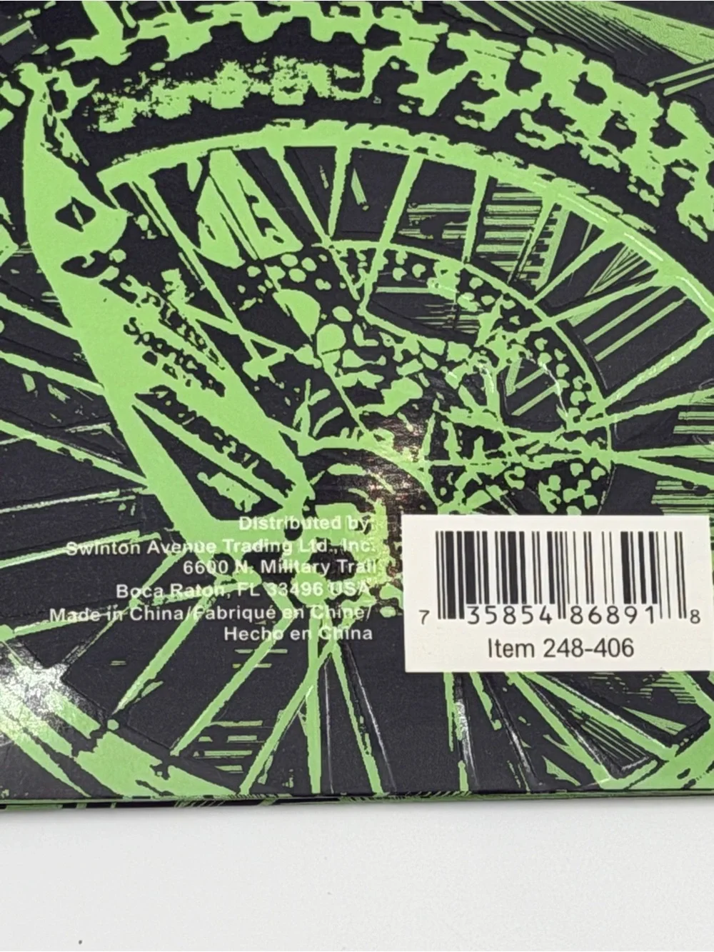 2- No Fear Folder Green and Blk 3 Hole w Pockets Moto Y2K 2000s Motocross Theme
